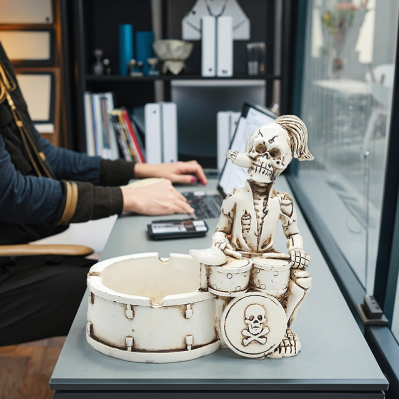 Ashtray Manufacturer - Gothic Skull Halloween Gift