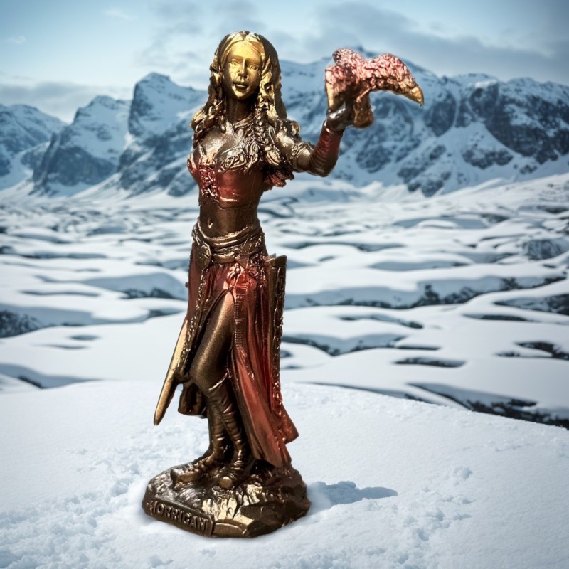 Goddess Statue Factory - Morrigan Warrior Handicraft Decor