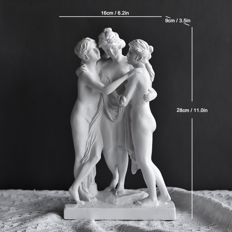 Greek Sculpture Manufacturer - Three Graces Resin Statue