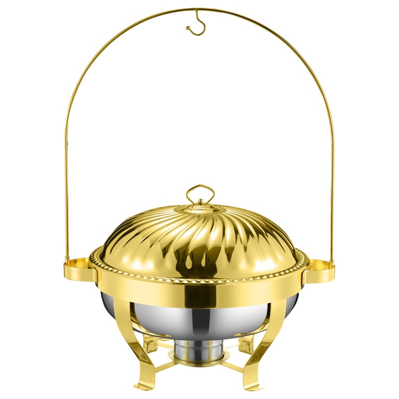 Chafing Dish Manufacturer - 8.0L Stainless Steel Round Food Warmer