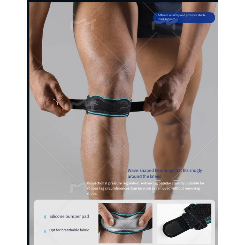 Knee Support Manufacturer - 3D Knitted Patellar Strap for Sports