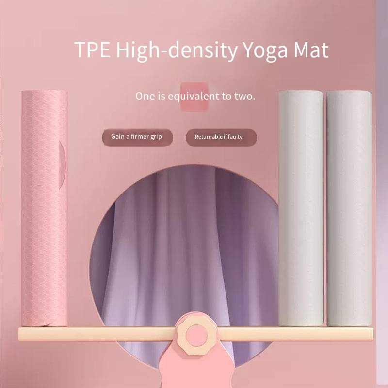 Yoga Mat Manufacturer - 8mm Non-Slip TPE PU Posture Line