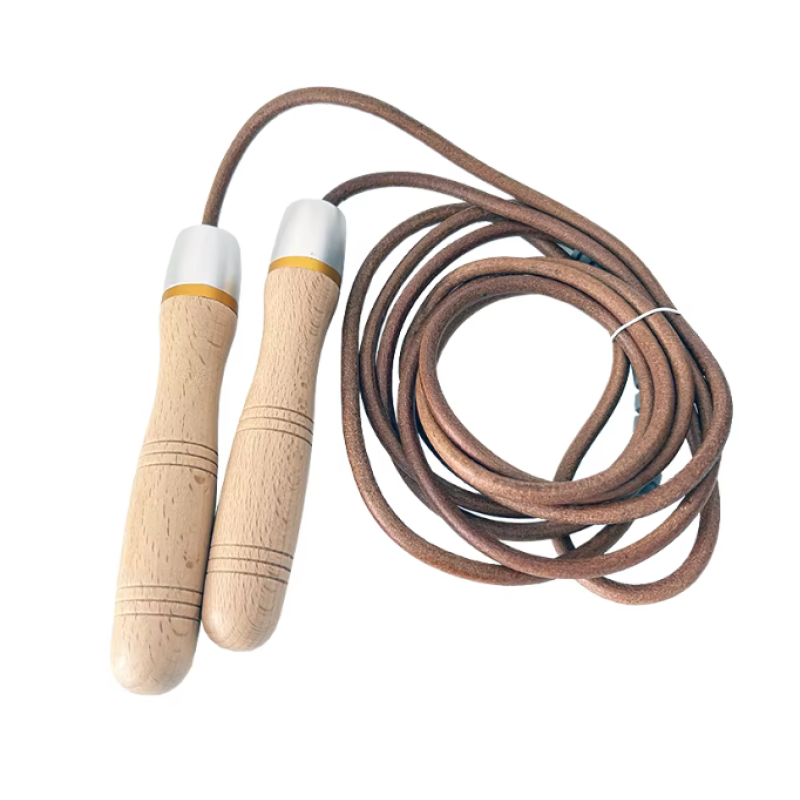 Skipping Rope Supplier - Adjustable Speed Wooden Handles Metal Bearings
