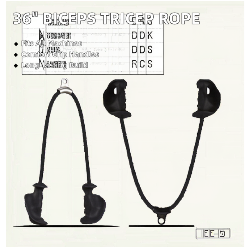 Lat Pull Down Manufacturer - Cable Strength Training Tricep Rope