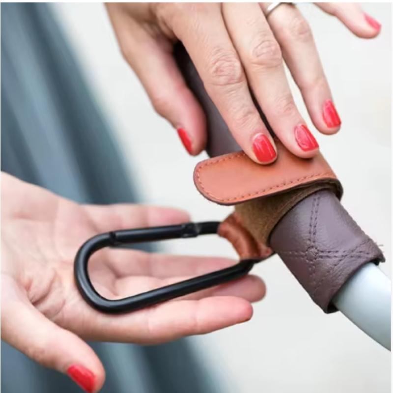 Stroller Hooks Factory - PU Leather Diaper Bag Organizer Hooks