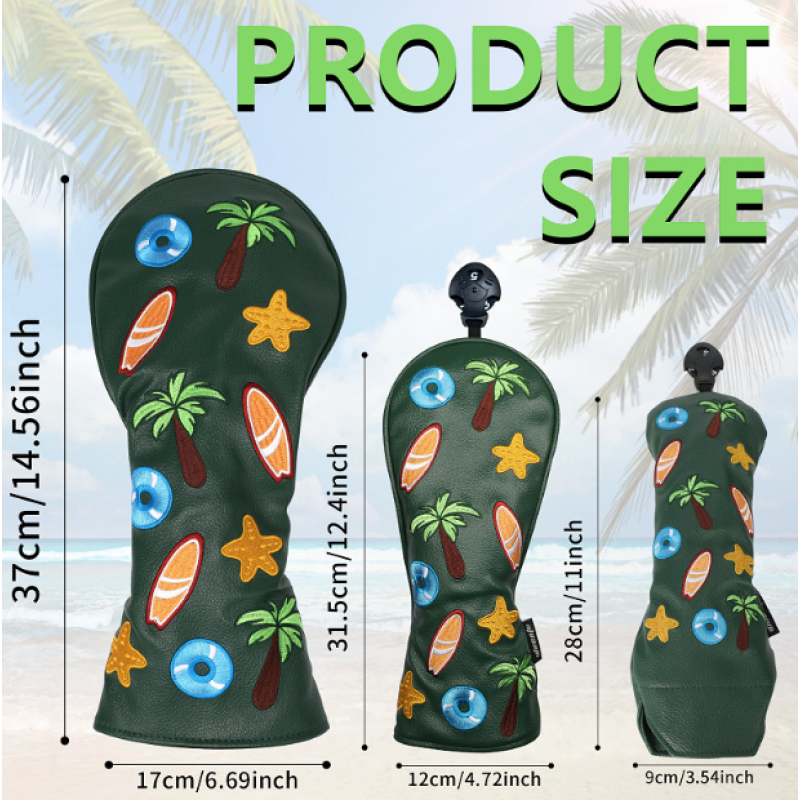 Golf Headcover Factory - Premium PU Leather Golf Driver Head Cover