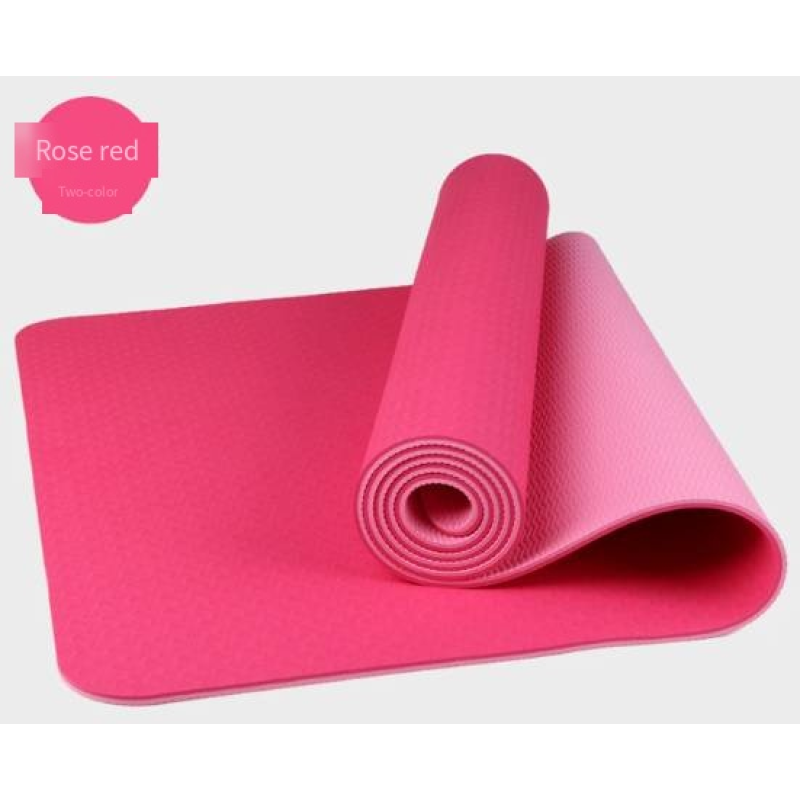 Yoga Mat Factory - Dual Layer Suede Foldable 6mm TPE Mark Line