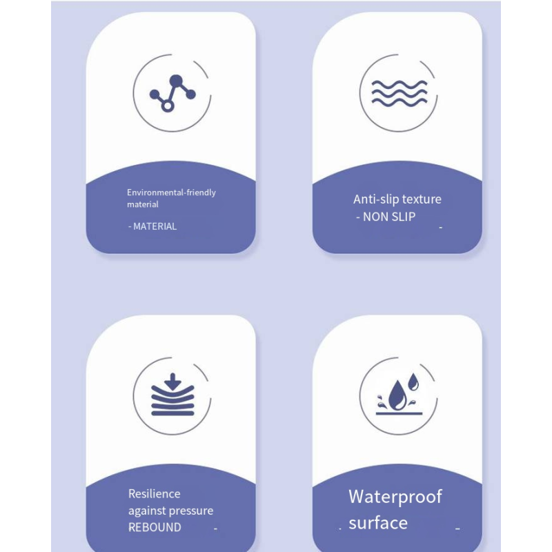 Yoga Mat Supplier - Eco-Friendly PTE Double Sided 6-8mm Thick