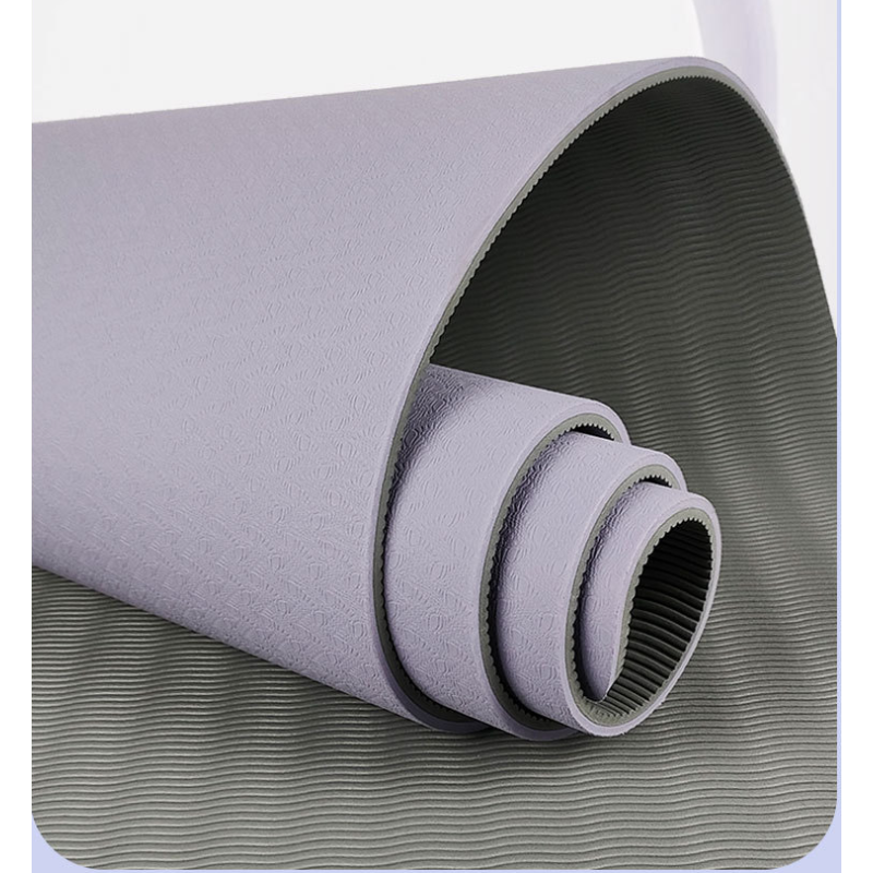 Yoga Mat Supplier - Eco-Friendly PTE Double Sided 6-8mm Thick
