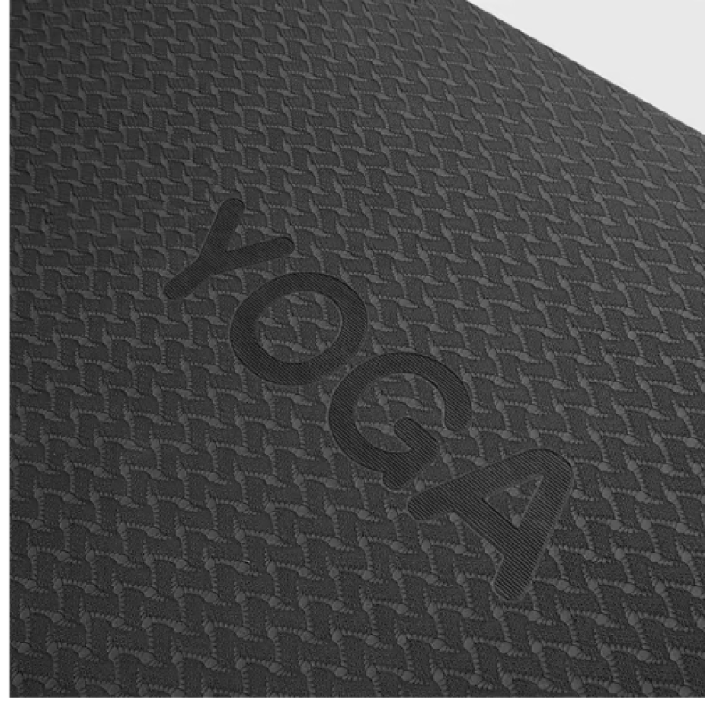 Yoga Mat Factory - Organic Recycled Black TPE Fitness Mat