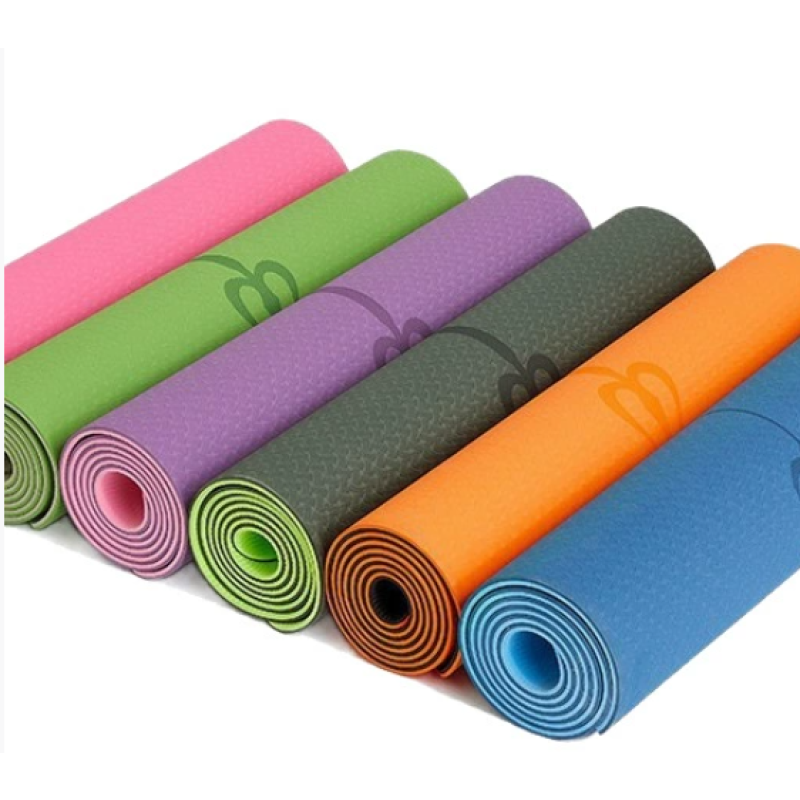 Yoga Mat Factory - Dual Layer Suede Foldable 6mm TPE Mark Line