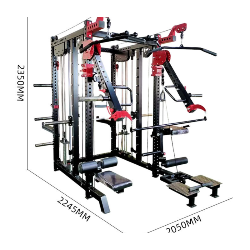 Gym Equipment Manufacturer - Commercial Multi-Function Smith Machine & Cable Station