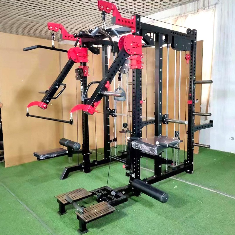 Gym Equipment Manufacturer - Commercial Multi-Function Smith Machine & Cable Station