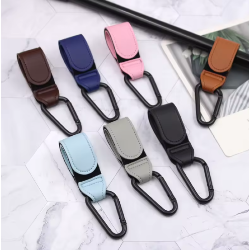 Stroller Hooks Factory - PU Leather Diaper Bag Organizer Hooks