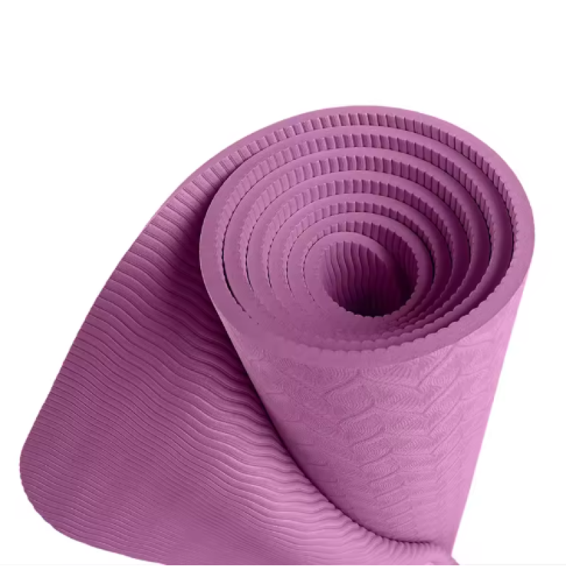 Yoga Mat Supplier - Black 6mm TPE Custom Logo Professional