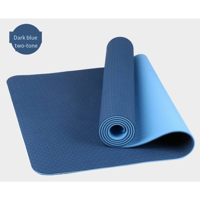 Yoga Mat Factory - Dual Layer Suede Foldable 6mm TPE Mark Line