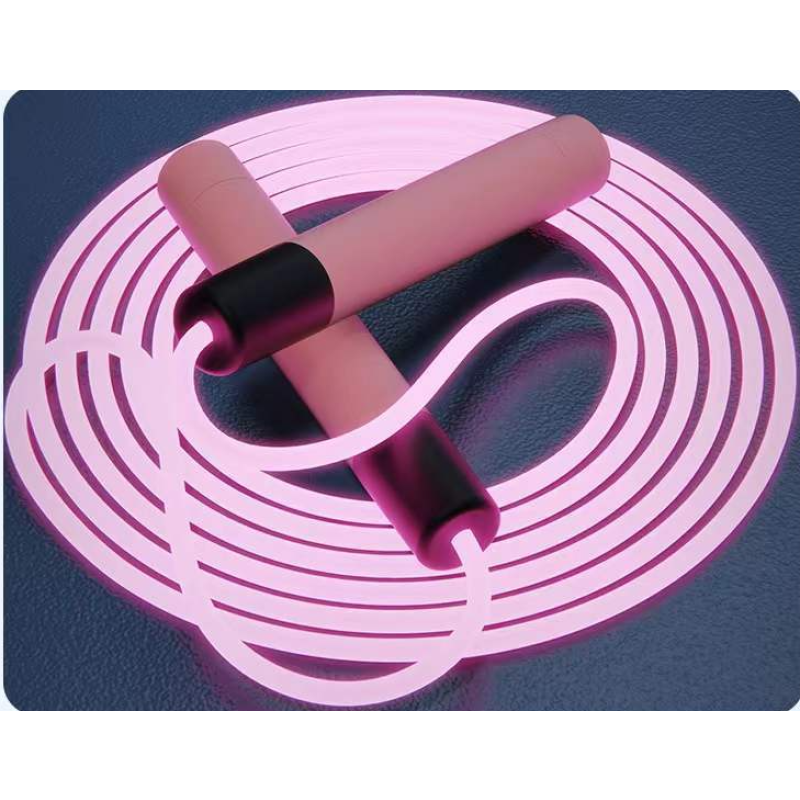 Jump Rope Factory - Adjustable Weighted Glowing PVC Kids Sports