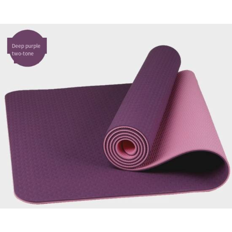 Yoga Mat Factory - Dual Layer Suede Foldable 6mm TPE Mark Line