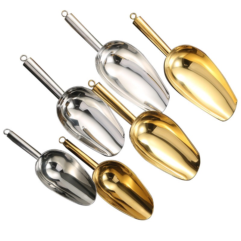 Ice Scooper Manufacturer - Stainless Steel Flour Scoop Bar Metal Shovel