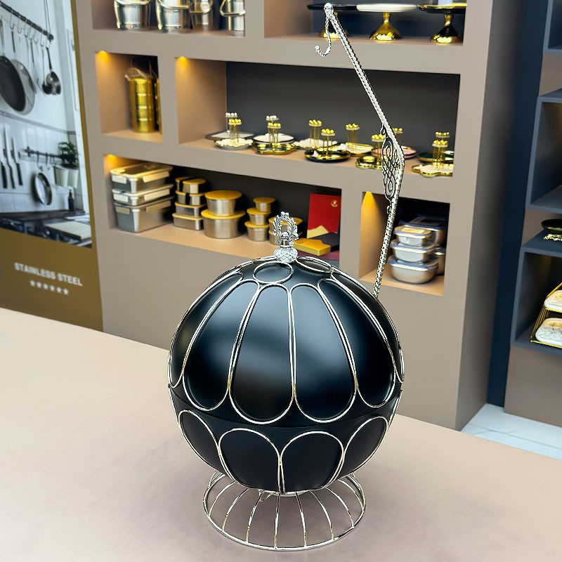 Chafing Dish Set Supplier - New 8L Egg Shape Hanging Buffet Set