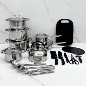 Cookware Set Factory - Multi-purpose Stainless Steel Cooking Utensil Set