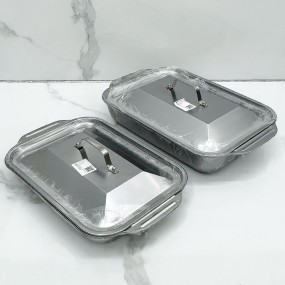 Baking Tray Supplier - Stainless Steel Grilled Fish Induction Cooker Tray