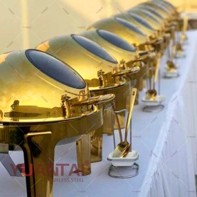 Chafing Dish Set Supplier - Rotating Roll Top Food Warmer for Catering