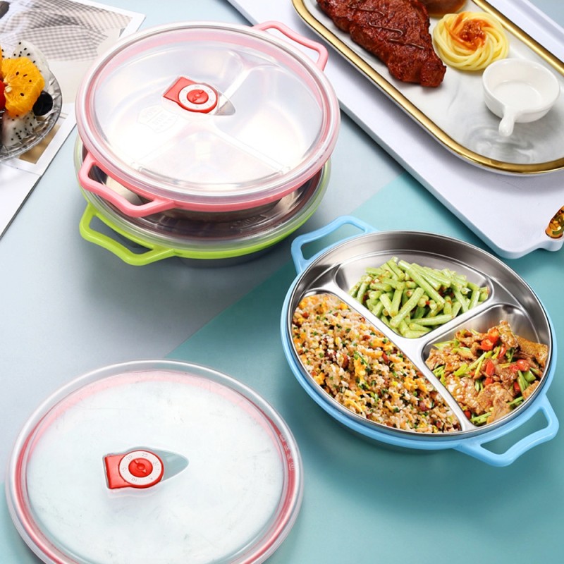 Lunch Box Manufacturer - 304 Stainless Steel Children's Anti-fall Bento Box