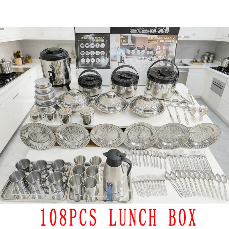 Flask Set Manufacturer - 108pcs Vacuum Thermos Food Container Set