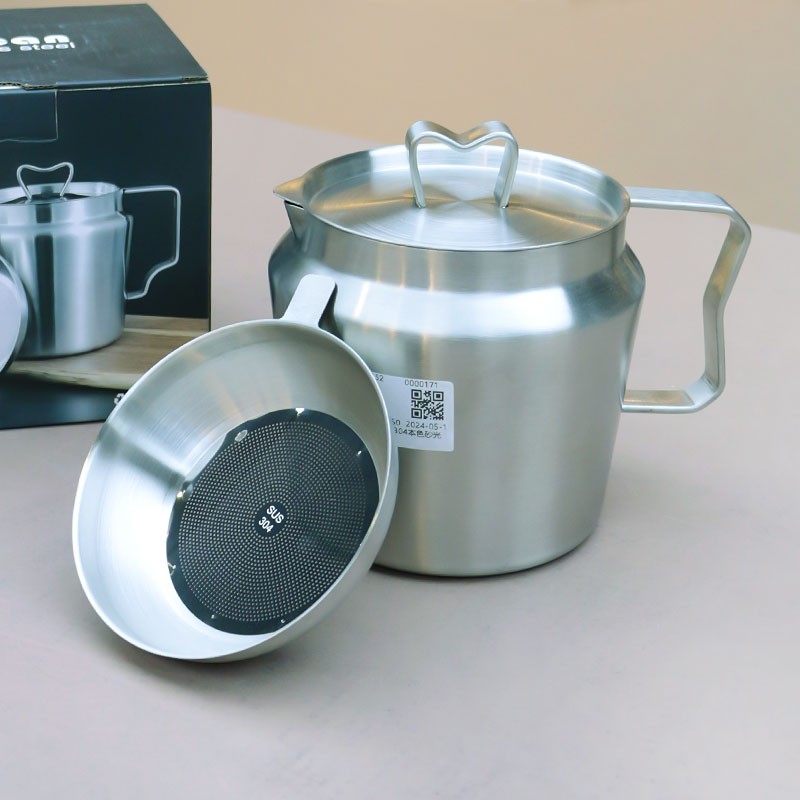 Oil Strainer Supplier - Heavy Duty Frying Net Oil Filter Pot