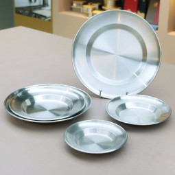 Kitchen Tray Supplier - Thickening Household Round Barbecue Plate