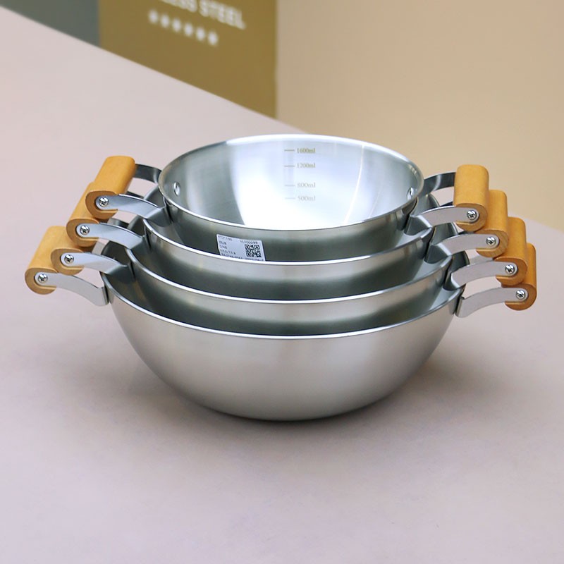 Cooking Pot Supplier - Korean Ramen Thick Stainless Steel Soup Pot