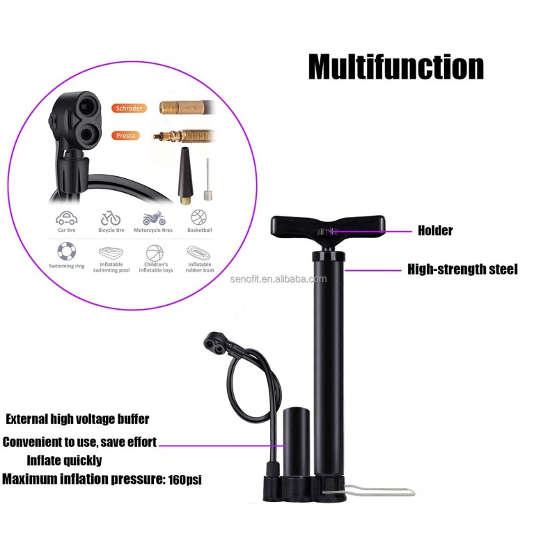 Bike Pump Supplier - Portable High Pressure Inflator