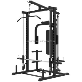 Power Gym Equipment Supplier - Adjustable Smith Machine Lat Pull