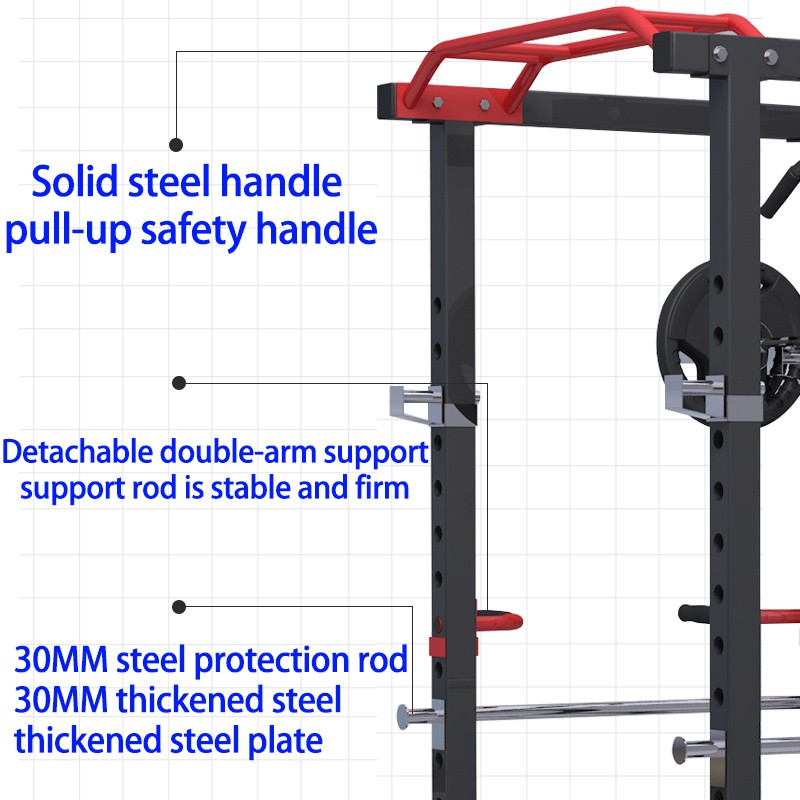 Squat Rack Supplier - Multi Functional Half Power Rack