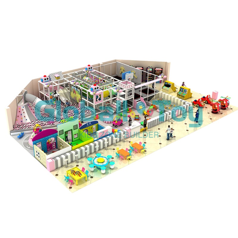 Playground Castle Supplier - Colorful Indoor Castle with Slides