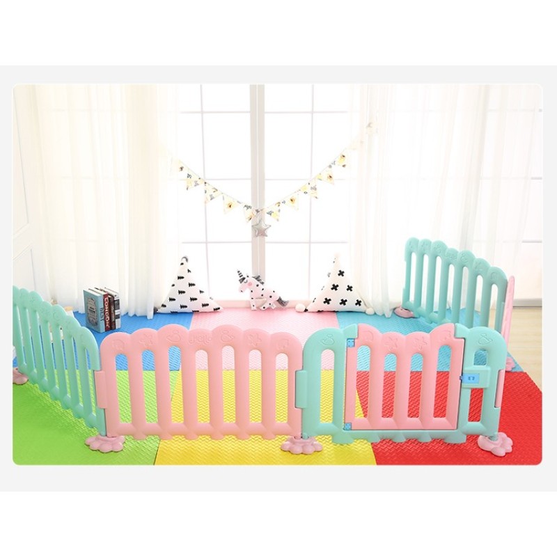 Play Fence Manufacturer - Indoor Colorful Baby Pen White Fence