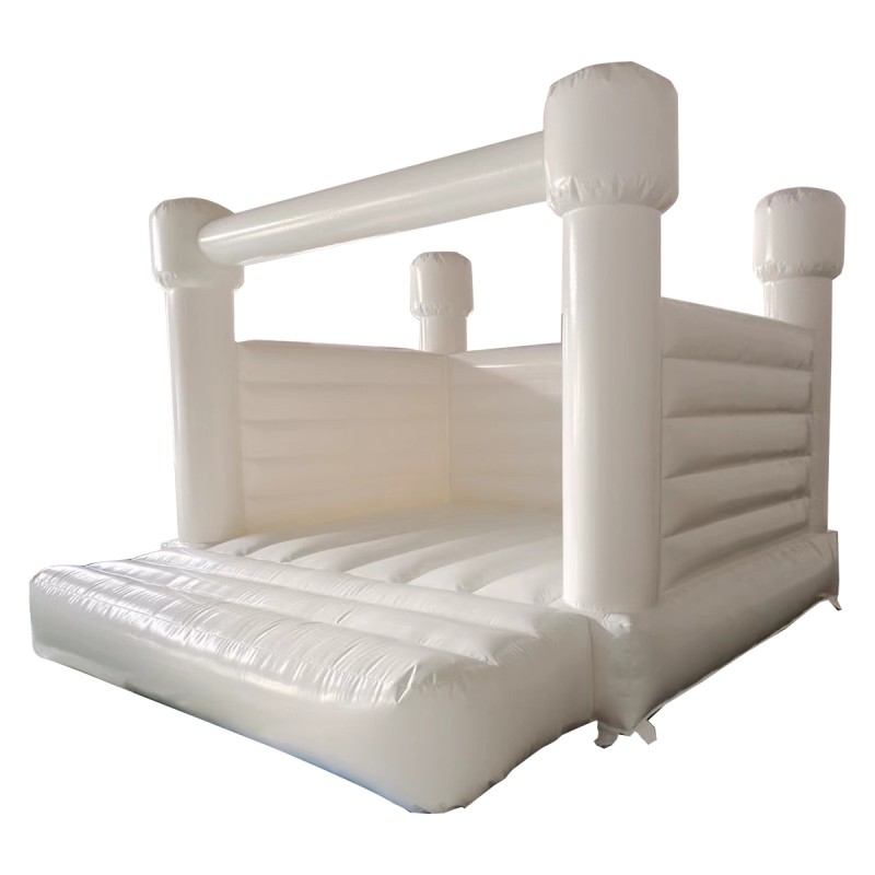 Bounce House Supplier - 10x10ft White Inflatable with Slide