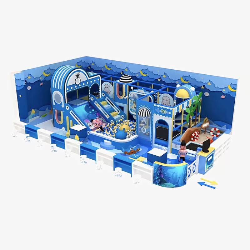 Play Center Equipment Supplier - Indoor Playground with Trampoline