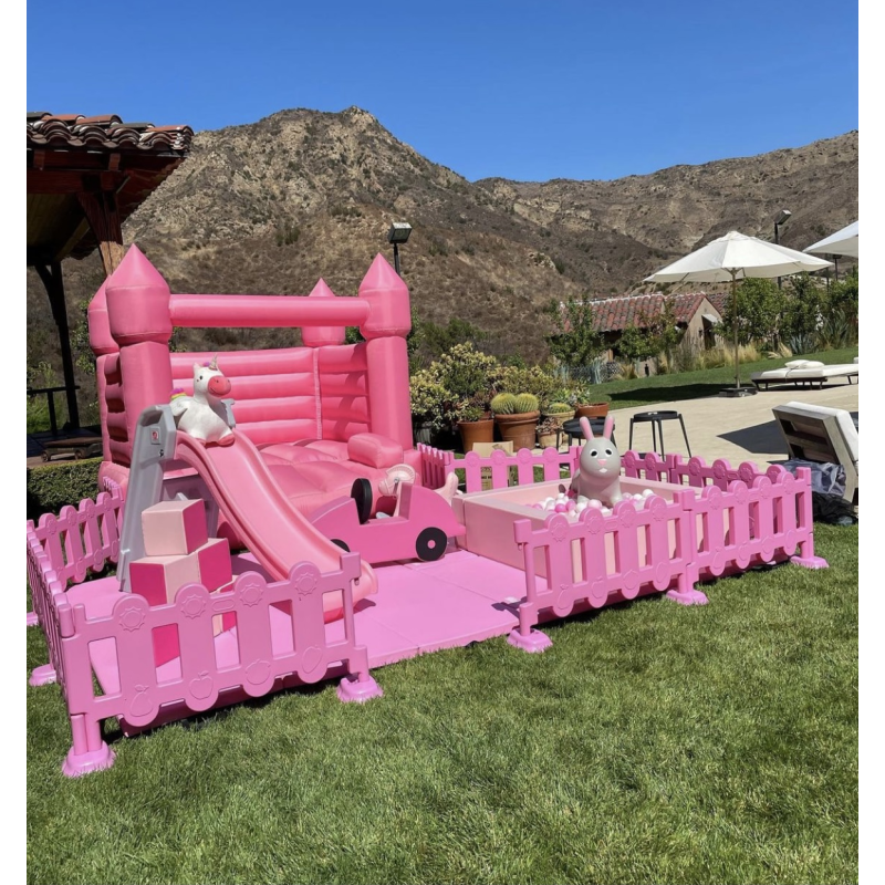 Soft Play Equipment Factory - Pink Foam Play Set for Preschoolers