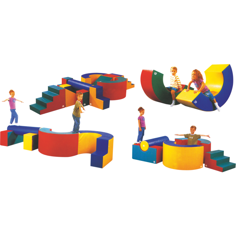 Playground Equipment Manufacturer - Safety Climb and Slide Soft Play