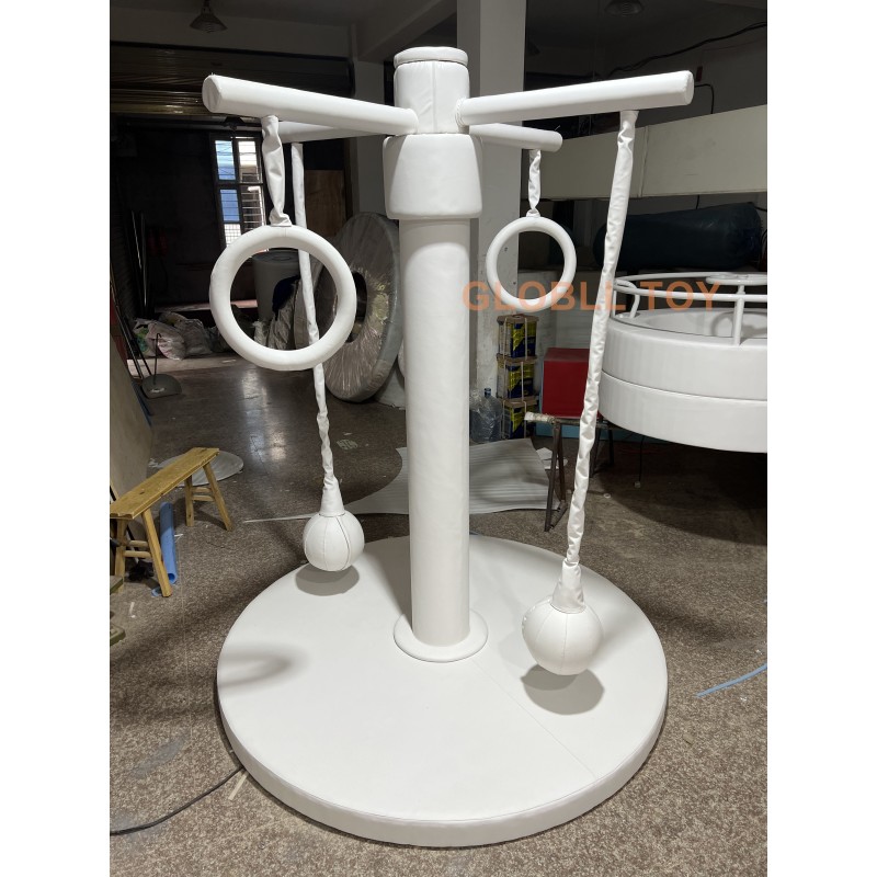 Playground Equipment Factory - White Carousel Electric Merry Go Round