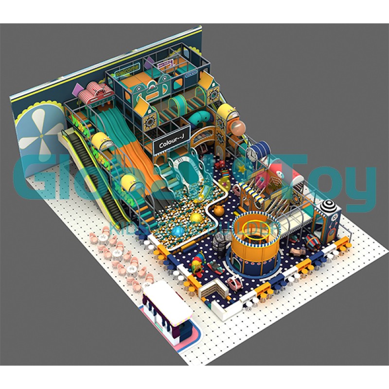 Castle Structure Factory - Soft Play Castle with Ball Pit and Slides