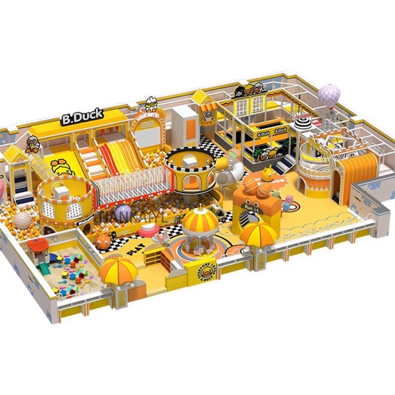 Soft Play Equipment Factory - Ocean Theme Ball Pit Slides for Toddlers