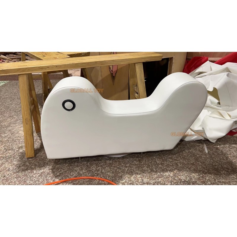 Play Area Supplier - White Soft Play Merry Go Round Set