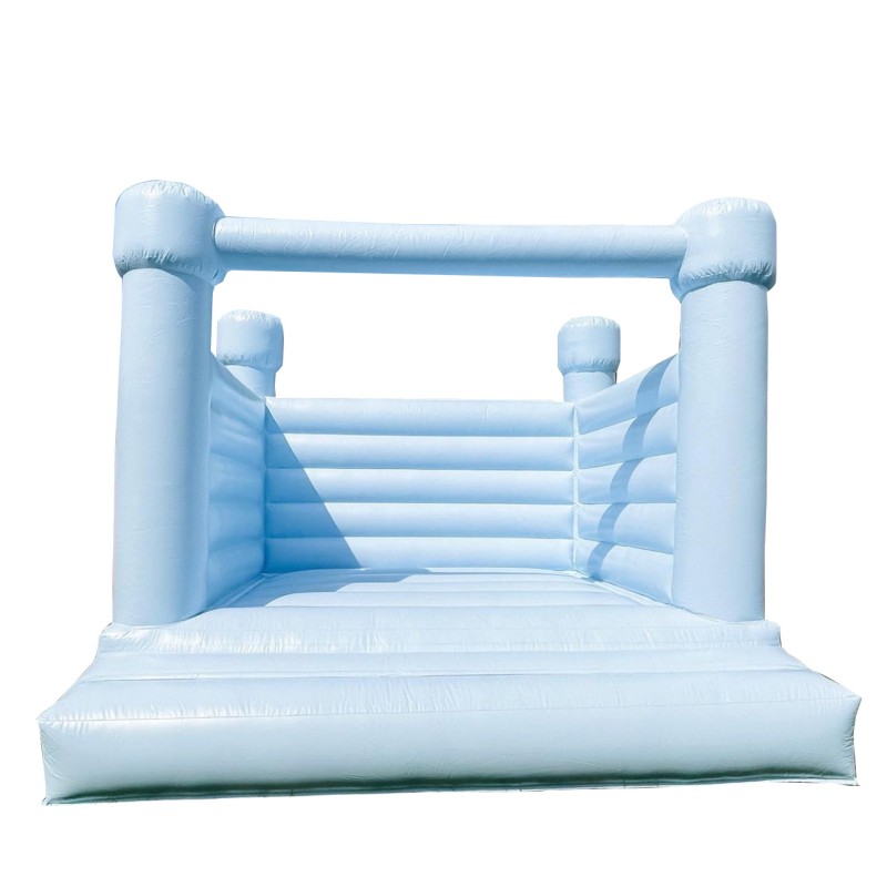 Bounce House Supplier - Pure White Jumping Castle with Slide