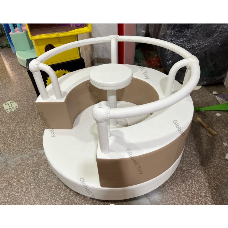 Electric Carousel Manufacturer - White Soft Play Toddler Equipment
