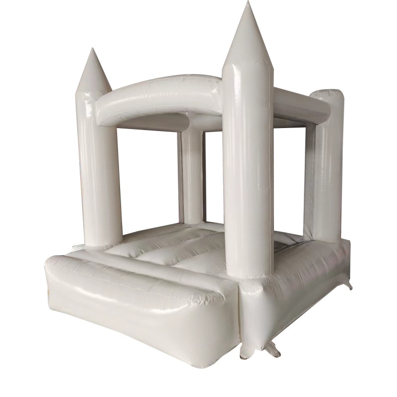 Bounce House Supplier - 10x10ft White Inflatable with Slide