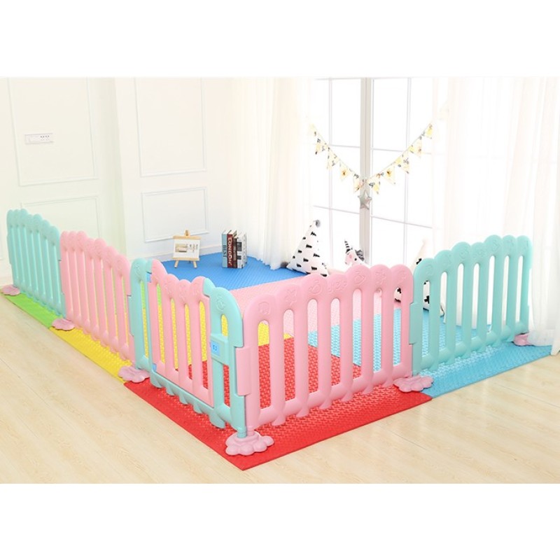 Play Fence Manufacturer - Indoor Colorful Baby Pen White Fence