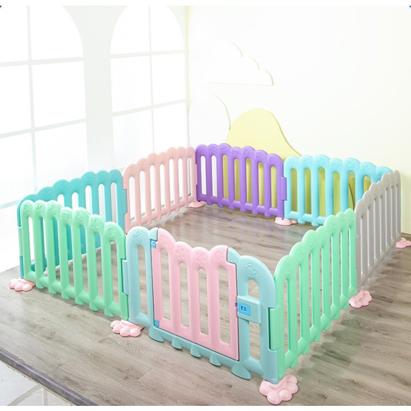 Play Fence Manufacturer - Indoor Colorful Baby Pen White Fence